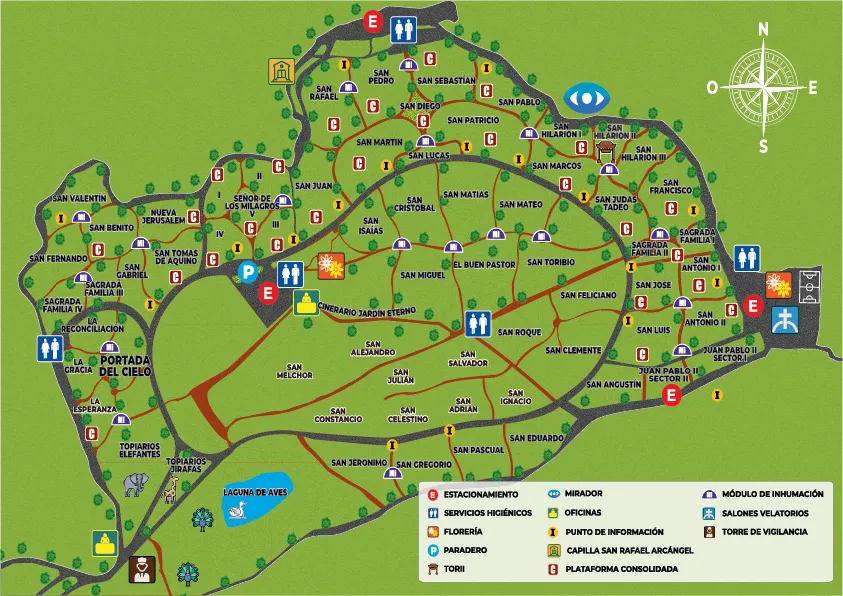 Mapa Camposanto