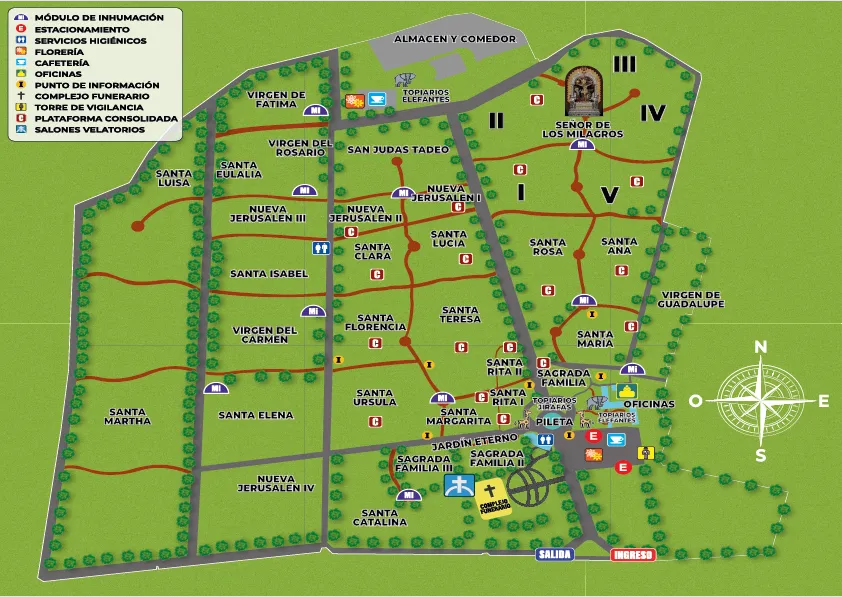 Mapa Camposanto
